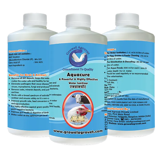 Water Sanitizer and Acidifier for Aquaculture,Poultry, Cattle, Horses, Pigs, Goats, Sheep, Birds, and Pigeons